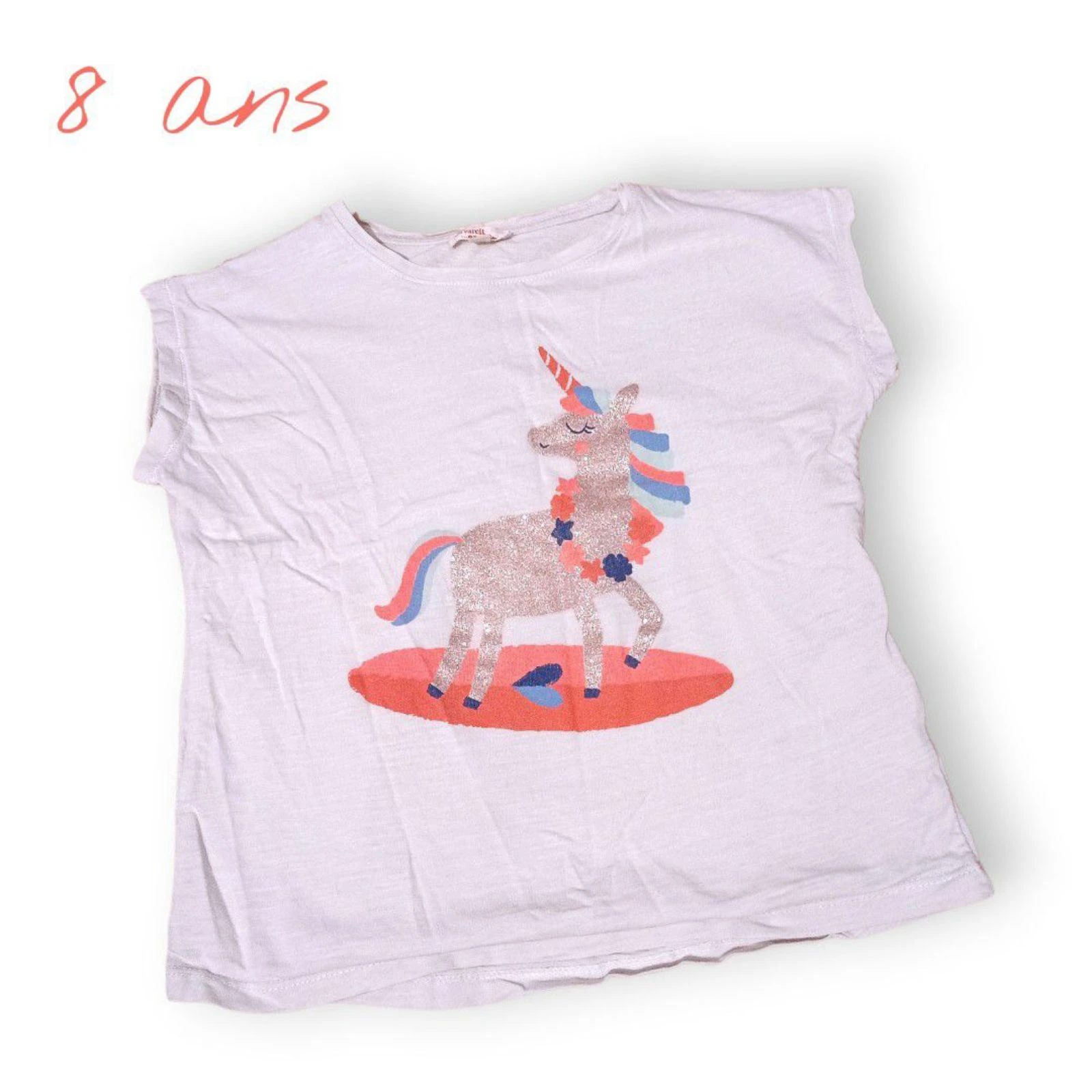 🦄t-shirt licorne dpam – trop mignon – 8 ans 🦄